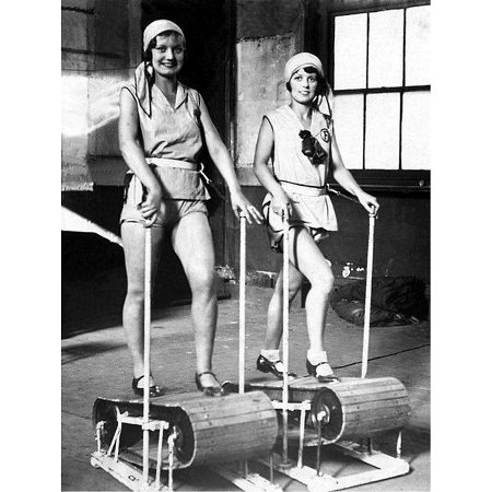 One of First Treadmills in History
